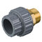 3-piece coupling in ABS Serie: 11.223 male thread